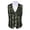Camo American Flag Hunting Deer, variant on Underwater Sea Turtle Dolphin Formal Waistcoat Slim Fit Men's Suit Vest Button Down Tuxedo Vest Soft Wedding Business Waistcoat Jacket