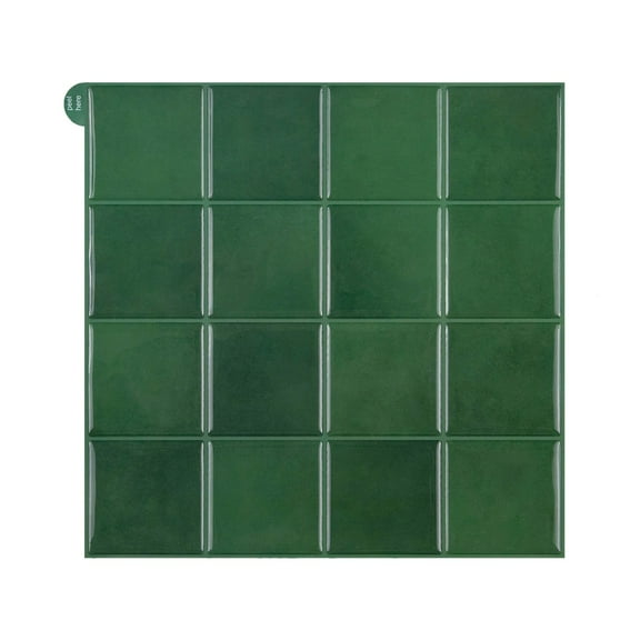 Peel and Stick Tile Stickers Self Adhesive Wall Decals for Kitchen Bathroom Grid Design Removable Reusable Oil Heat Resistant Easy to Apply