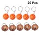 thumbnail image 1 of BEADCEST 20Ud Llavero Souvenir De Baloncesto Con Moderno Para Regalos Y Detalles De Fiesta, 1 of 8