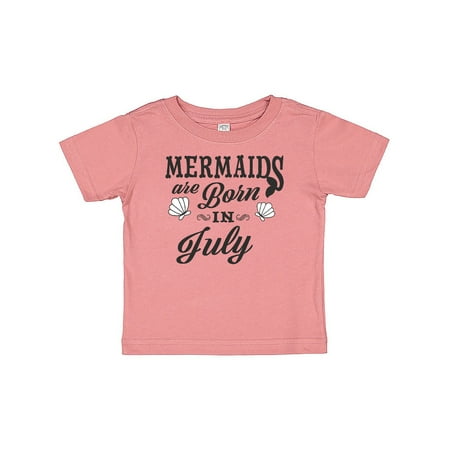 

Inktastic Mermaids are born in July Birthday Gift Baby Boy or Baby Girl T-Shirt