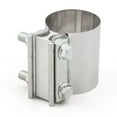 thumbnail image 6 of 4" inch Stainless Steel Butt Joint Band Exhaust OD Pipe Clamp Sleeve Coupler, 6 of 6