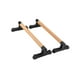 thumbnail image 4 of 2 barras de madera para fitness, estructura robusta, soporte portátil para el cuerpo. 50cm, 4 of 9