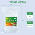 thumbnail image 2 of Seedfactor 5 x 15 ft. Plant Trellis Netting, Heavy-Duty Polyester Grow Net, Garden Trellis Netting with Square Mesh for Climbing Plants, Vegetables, Fruits, and Flowers, 2-Pack, 2 of 7