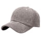 thumbnail image 1 of Gorra de béisbol unisex de pana - Textura suave, visera, correa ajustable - Informal/para actividades al aire libre, 1 of 8