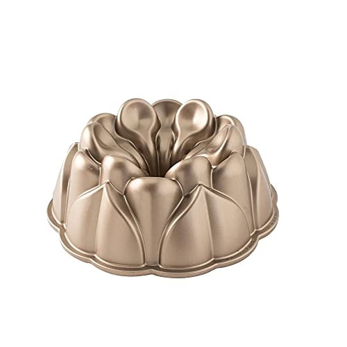 Nordic Ware Magnolia Fundicion Aluminio Bundt Pan, 10 Taza, Nordic Ware Nordic Ware