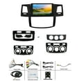 thumbnail image 2 of iSpchen Android 13 Car Stereo Radio for Toyota Fortuner Hilux 2005-2014, 9" Car Multifunctional Player Support Carplay Android Auto GPS Navigation WIFI Bluetooth Rear Camera 2GB RAM + 32GB ROM, Black, 2 of 12