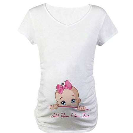 

asdoklhq Maternity Clothes for Women Women Short sleeve Pregnant Maternity Dress Solid Printing Cartoon Print Tops