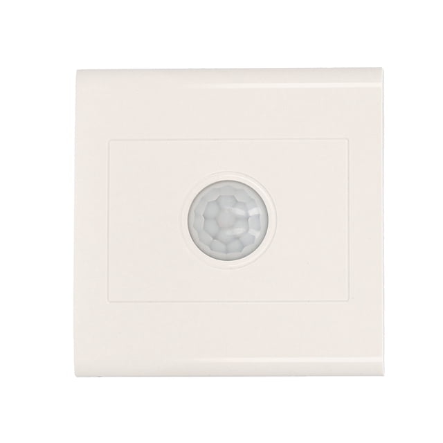 Riwcyla PIR Sensor Switch Entrée/sortie en Direct Motion Activé Switch Contrôle Automatique Mural Switches Induction Corporelle Intelligente (AC, Blanc), Parfait pour une Utilisation Quotidienne, les Activités de Plein Air, les Voyages et les occasions Décontractées