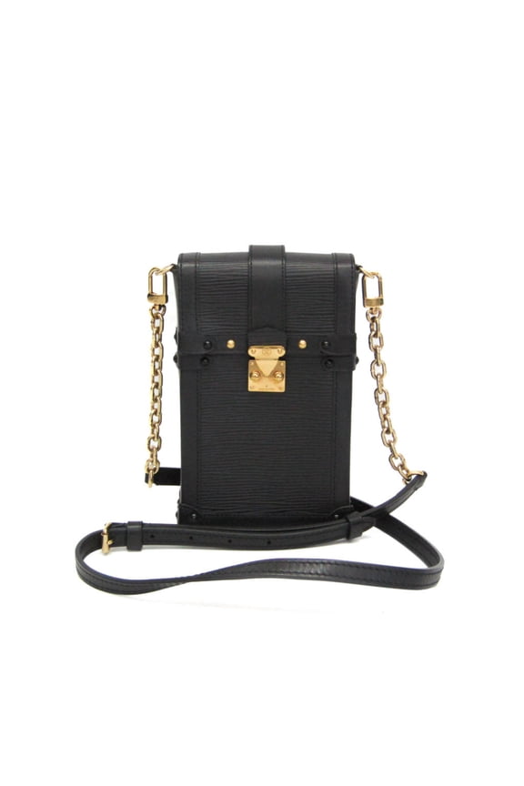 Pre-Owned Louis Vuitton Epi Trunk Vertical M67871 Women's Shoulder Bag Black (Good)