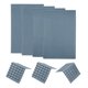 thumbnail image 1 of Miniatura Techo Tejas PVC Modelo Tejado Azulejos Mini DIY Azulejos Modelo Edificio Juego para Jardín Arena Mesa 29.5x19.5cm/1.16x0.76" Oscuro Gris Paquete de 4,1:30, 1 of 7
