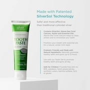 Naturally Whitening Winter Mint - 4 oz (114 Grams) Coral Toothpaste, by Silver Biotics