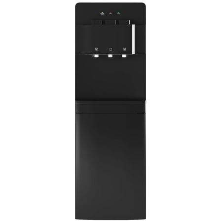 TABU 41''H Bottom Loading Water Dispenser,Hot/Cold/Room Temperature,3 or 5 Gallon,Black