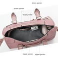 thumbnail image 6 of MKF Collection Patricia Vegan Leather Women's Duffle Bag, Elegant Weekender Purse Handbag by Mia K - Mauve, 6 of 12
