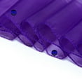 thumbnail image 4 of mds Pack of 50 Organza Chair Sash Bow Sashes for Wedding Decoration -Cadbury Purple, 4 of 7