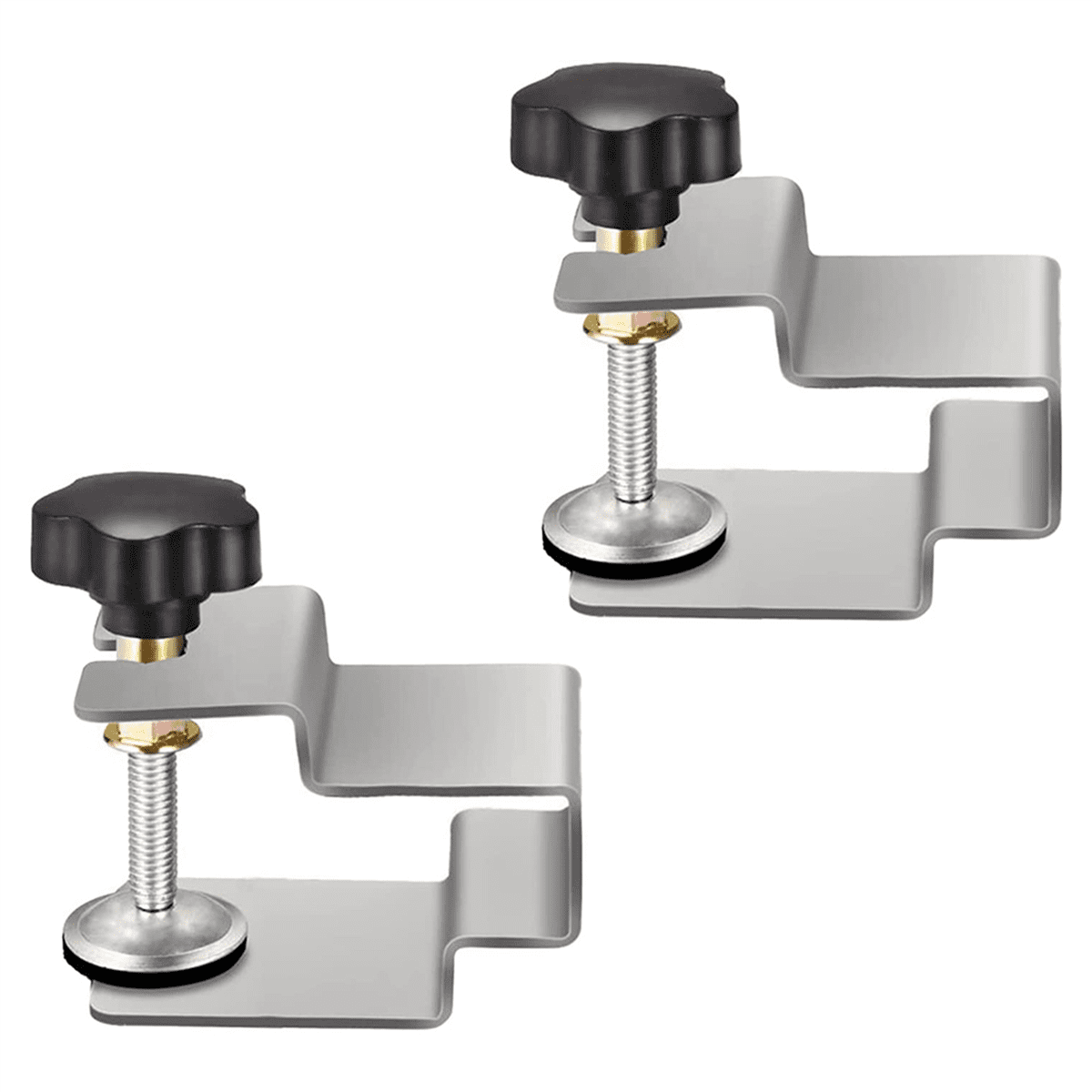 Drawer Front Installation Clamps, 6PCS Stainless Steel Cabinet Installation Clamps Tools for Drawer Front Panel