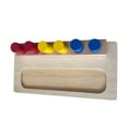 thumbnail image 3 of Juguete de lápiz de madera, coordinación mano-ojo, colorido, educación en casa para niños pequeños, preescolar, cilindro y base de colores, educación, 3 of 9