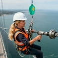 thumbnail image 3 of Green Aviation Alloy Steel 15x25cm 10 Anti-Fall Device 330lb Load-Bearing Aerial Work Protector, 3 of 8