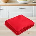 thumbnail image 4 of OUNONA 50pcs Satin Finish Napkins Washable Napkins Square Soft Napkins For Wedding Banquet Party Reusable Dinner Napkins For Family Gatherings Birthday Parties And Holiday Decorations, 4 of 8