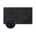 thumbnail image 1 of Todas Las Estrellas Negras De La Bandera Estadounidense Bordadas Banderas Negras De Los Ee. Uu. Bandera Duradera Resistente A La Decoloración Yuarrent HA034603-00, 1 of 6