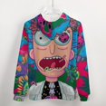 thumbnail image 5 of Rick And Morty Zip Up Hoodies Unisex Realistic 3D Print Sweatshirt Long Sleeve Hooded Jacket Coat 3XL, 5 of 8