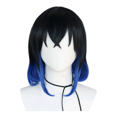 thumbnail image 1 of Peluca Negro con Azul Inosuke Demon Slayer Cosplay multicolor Unitalla Lymalimoon SHN-Inosuke, 1 of 5