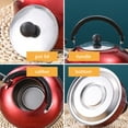 thumbnail image 6 of TOPRenddon 2.5L Stainless Steel Whistling Tea Kettle - Stovetop & Induction Compatible Red Tea Pot with Cool-Touch Handle & Loud Whistle (Multi-Heat Source), 6 of 9