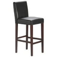 thumbnail image 1 of Serta Liam Tabouret de Bar en Cuir de 29.5" Lot de 2 Brun Foncé Chocolat, 1 of 6