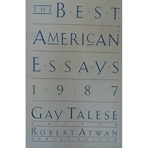 Pre-Owned The Best American Essays, 1987 (Paperback) 0899195334 9780899195339