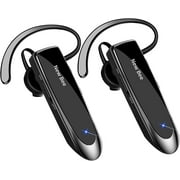 [2 Pack] Bluetooth Earpiece Handsfree V5.0 24 Hrs Driving with 60 Days Standby