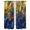 Blue, Yellow, Green, variant on Blue Yellow Green Kitchen Curtains 54 Inch Length, Modern Abstract Gradient Aesthetic Art Tiers Curtains for Bathroom Bedroom Cafe, Light Filtering Small Window Treatment Drapes 2 Panels 42"Wx54"L