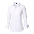 thumbnail image 3 of Vividaire Button Down Shirts for Women Cotton Long Sleeve Dress Shirt Classic Fit Work Business Casual Blouses, 3 of 8