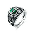 thumbnail image 2 of Mementos PJM Custom Class Rings for Men High School and College-Sterling Silver/Platinum-Royal, 2 of 6