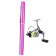 thumbnail image 2 of Portable Mini Pen Shape Fishing Rod Pole Pocket Retractable Fishing Rod With Reel Wheel, 2 of 8