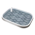 thumbnail image 5 of Dog Toilet Puppy Potty Potty Potty Tray Pet Pee Toilet Detachable Dogs Toilet Cleaning Tool for Small and Medium Dog White Gray, 5 of 8