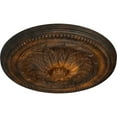 thumbnail image 3 of Ekena Millwork 16"OD x 2 1/4"P Wigan Ceiling Medallion, Hand-Painted Rust, 3 of 6