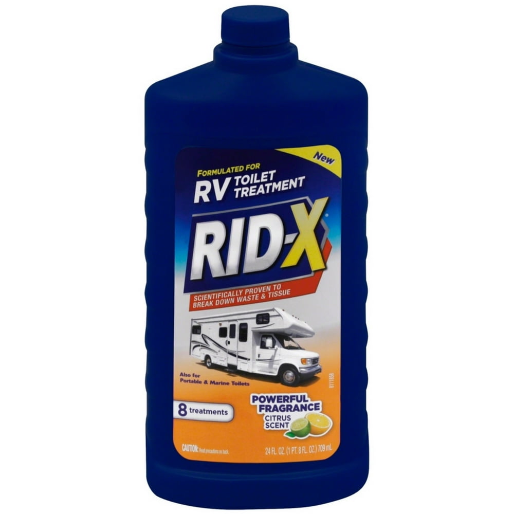 4 Pack RidX Septic System Treatment RV Liquid 24 oz