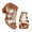 Gold, variant on Slippers for Women Slides Sandals Retro Open Toe Heels Casual Slip on Beach Dress Shoes