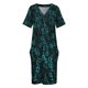 thumbnail image 3 of Vestido largo suspendido de datos binarios para mujer, de noche, con bolsillos y diseño de nubes., 3 of 6
