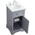 thumbnail image 3 of 19 in. Single Bathroom Vanity set in light grey, 3 of 18