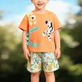thumbnail image 2 of Wamejoo Boys Summer Outfits Baby Boy Summer Clothes 12 18 24 Month 3T 4T 5T Short Sleeve Animals Shirt Shorts Toddler Boy Summer Clothes Outfits, 2 of 6