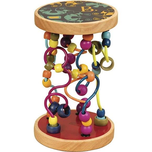 Bead Maze – Wooden Wire Maze – 47 Beads & 5 Mazes – Classic Toy for Babies, Toddlers, Kids – Quality Wood – Loopty Loo – 18 Months +