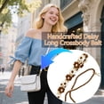 thumbnail image 4 of Correa de Bolso de Flores de Ganchillo Hecha a Mano – Correa de Hombro Larga Tejida Estilo Boho para Bolsos Cruzados, Estilo Floral Bohemio para Mujer, 4 of 7