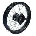 thumbnail image 3 of Applies to Black Dirt Bike Pit Bike Front 1.60-12 inch Rims 12" for small off road motorcross CRF  Front Wheels spare parts, 3 of 7