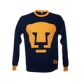 thumbnail image 1 of Jersey Pumas Retro 1977 Old School Sports Para Hombre Talla EG Azul marino/dorado, 1 of 3