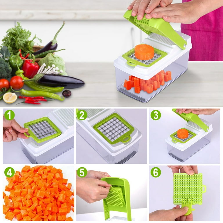 iMounTEK Vegetable Slicer Quick Potato Tomato Fruit Cutter Set