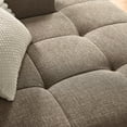 thumbnail image 4 of Modway Liana Right-Facing Upholstered Fabric Modular Sofa with Chaise in Mocha, 4 of 8