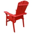 thumbnail image 3 of Leigh Country TX 39018 Adult Adirondack Patio Chair Red, 3 of 4