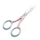 thumbnail image 4 of Motanar Tijeras de aseo profesionales multicolores para cuidado personal, depilación facial y oreja, nariz, cejas, tijeras de punta fina y recta de acero inoxidable de 3,9 pulgadas (rosa), 4 of 5