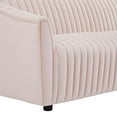 thumbnail image 5 of Modway Announce Performance Velvet Channel Tufted Sofa in Pink, 5 of 8