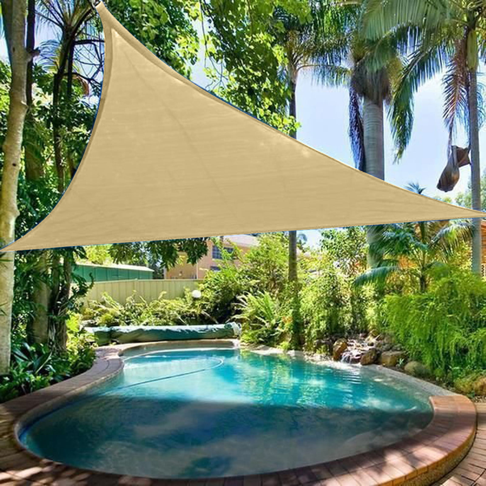 Sun Shade Sail UV Block Waterproof Canopy Patio Pool Awning Top Cover Outdoor BT 